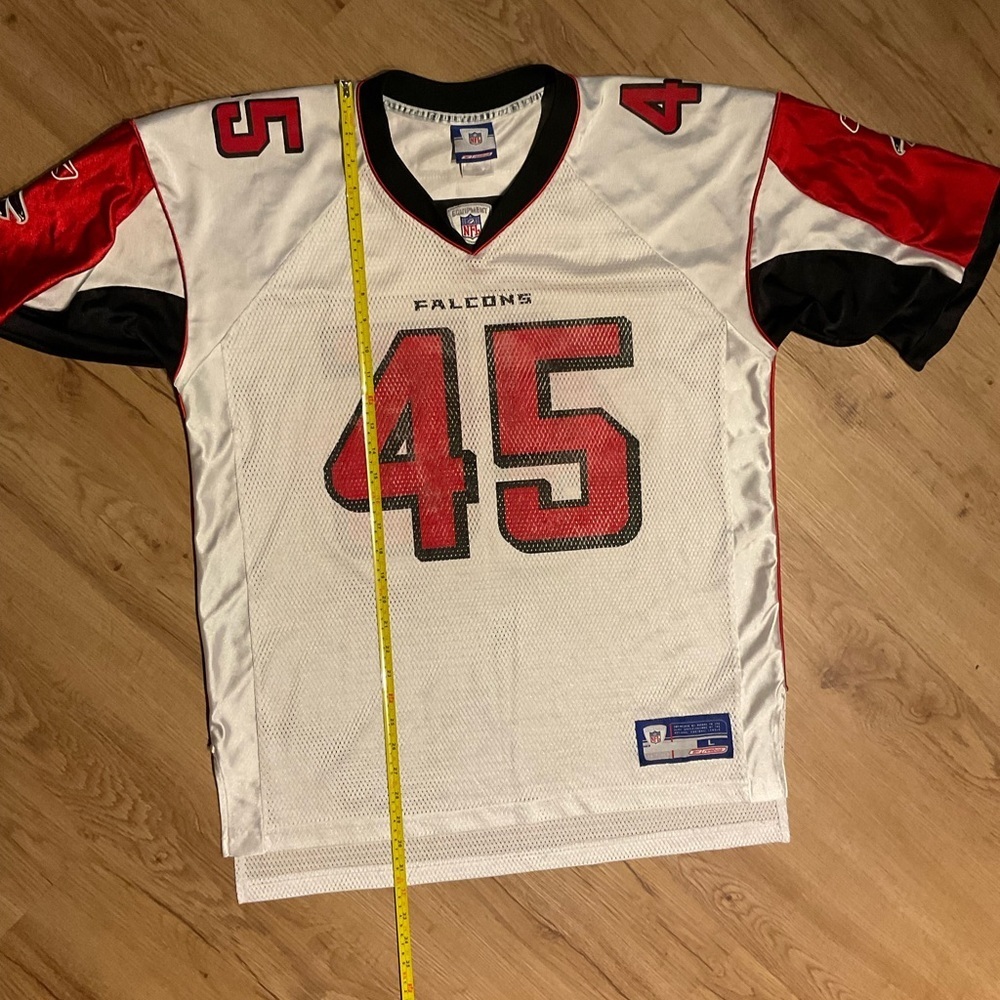 Reebok Equipment NFL Falcons # 45 Duckett Jersey Size Large - Picture 9 of 14